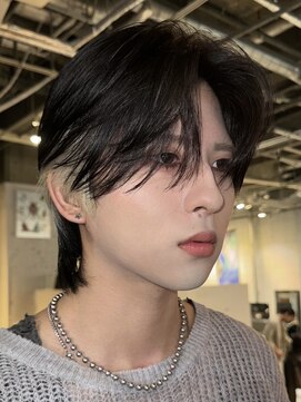 ノラ ヘアーサロン(NORA HAIR SALON) 韓国シースルーセンターパートインナーデザインカラー