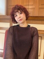 グラニュー(granew) レッドブラウンボブパーマ