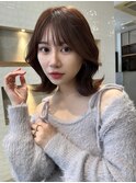 顔まわりカット 結べるボブ くびれボブ【肥田亜沙美】