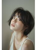 ボブ/ショート/ショートボブ/顔まわりカット【lana hair/新宿】