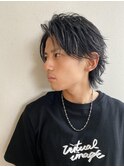 ミディアムウルフスパイラルツイストスパイラルミックス