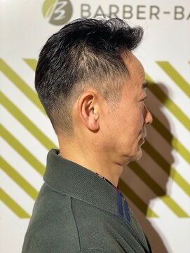 バーバーバー 四谷(BARBER-BAR) ビジネス爽やかアップバングスタイル