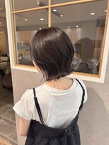 アールヘアーデザイン 千種(r hair design)&nbsp;小顔見せショートベージュカラーブリーチしない透明感カラー