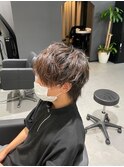 波巻きツイストスパイラルパーマ/フェザーパーマ/眉毛/メンズ