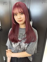 アリープパロット(ALEAP parrot)&nbsp;透明感ローズピンク/顔まわりカット【ALEAP parrot/大西】