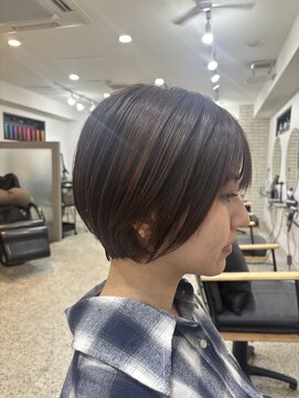 メモリーズ 銀座(Memories) 小顔見せ×抜け感ショートボブ。加藤