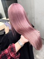 ギークス(GEEKS)&nbsp;【GEEKS渋谷】ホワイトピンク/冬カラー/ハイトーンロング/透明感