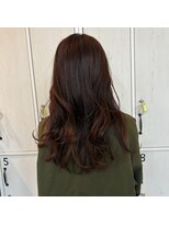 レトバイアウラ(RETO by aura)&nbsp;流れる顔周りカット+髪質改善カラー