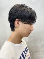 エリマバイフィフス 調布(elima by fifth)&nbsp;調布フェザーショートシャドウパーマセンターパートウルフゆるめ