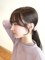 ビューエヒメ(VIEW EHIME)&nbsp;小顔黒髪レイヤーカット×アッシュカラー20代30代40代