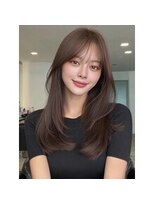 ラ ブーケ 中川中島店(La Bouquet)&nbsp;韓国風マロンブラウンで叶う上品艶ミディ