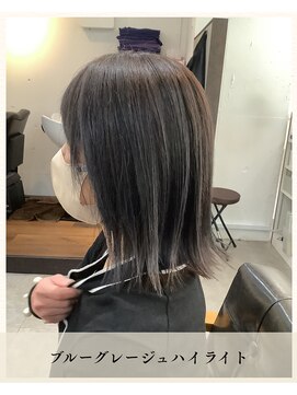 チャンドット(chan.) ≪お客様スタイル≫ ブルーグレージュハイライト