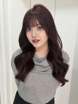 フォルテ 表参道店(FORTE) ブリーチなしで叶うワインレッドカラー◎