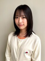 プールト ジュール モナミ(pourtoujours monami)&nbsp;ミディアムレイヤーハッシュカット韓国レイヤー