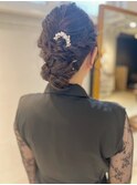 ヘアセットシニヨン
