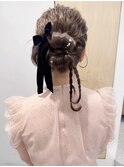 結婚式お呼ばれヘア＊misaki＊