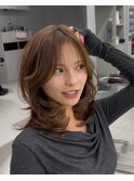 大人レイヤーカット/ハッシュカット/髪質改善トリートメント