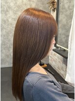 アンレーブ ヘア メイク&nbsp;髪質改善で扱いやすい艶ストレート/20代30代40代/秋カラー