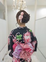 ヘアセットサロン ラシク(LaCQ)&nbsp;ボリュームのあるカールアップ×浴衣