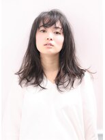 リノ ヘアー デザイン 河原町三条(Lino Hair Design)&nbsp;こなれ女子のラフ感ミディアムスタイル【Lino Hair Design佐合】