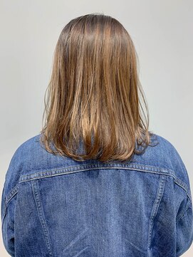 テトヘアー(teto hair) long[ミルクティベージュ、グラデーションカラー]