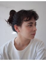 チェリッシュ 亀有(CHERISH)&nbsp;くせ毛風パーマセミディアレンジ×地毛風カラー