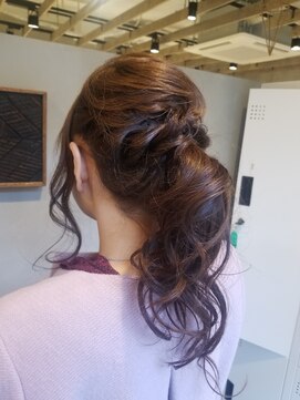 エイト 上野店(EIGHT ueno) 【EIGHT 上野】  編み込みポニーテール