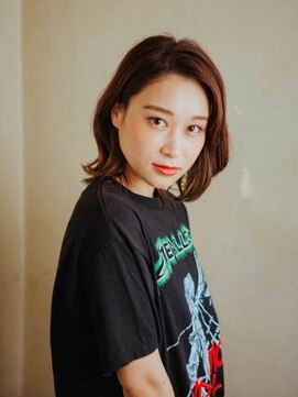 ブロッサム ときわ台南口店(Blossom) 外ハネミディアムボブ