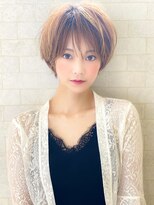 アグ ヘアー ポタラ 佐沼江合店(Agu hair potara)&nbsp;《Agu hair》女っぽふんわりマロンショート
