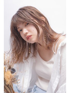 キッカ(kicca) 【kicca】イルミナカラー×シースルーバング