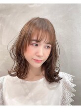 プリクーズヘアオアシス(plecooze hair oasis) 波ウェーブ外ハネボブ