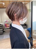 30代40代×ハイライト×絶壁解消ショート【安野】