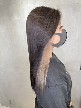 アンダーバーホワイトモデ 河内長野(_WHITE mode) ◎ロングスタイルイヤリングカラーベージュ河内長野×千代田