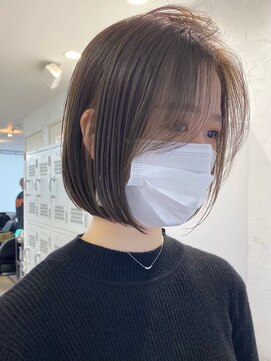 サンク 原宿 表参道(cinq) 前下がりボブミニボブナチュラルボブショートボブ20代韓国