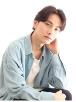 リン(Rin)&nbsp;コンマヘア×センターパート×韓国マッシュ20代30代40代50代