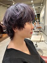 アデプト 金町店(adept)&nbsp;【adept金町店　軽米style】ショートウルフ×ラベンダーパープル