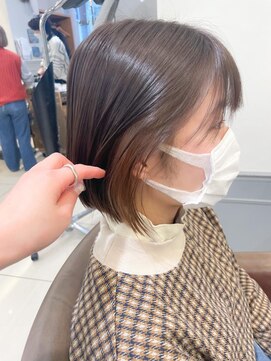 ネオリーブアイム 横浜西口店(Neolive aim) ミルクティーベージュ インナーカラー【横浜】w