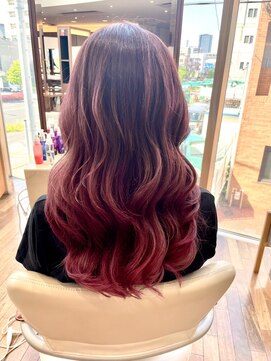 イーストハムヘッドショップ(EAST HAM head shop) レッドグラデーション★