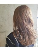 ロング×ハイ透明感カラー