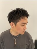 スパイキーショート ナチュラルヘア スパイラル