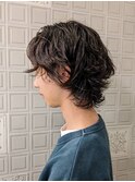 メンズミディアムパーマ