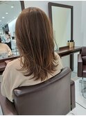 セミロングレイヤー