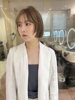 マイル 渋谷(mile)&nbsp;【SATSUKI】レイヤーボブ × スモークベージュ