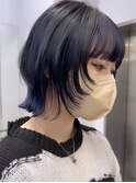 大人ガーリーチョコレートモードプリカールインナーカラー原宿