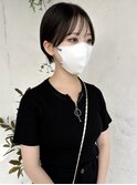黒髪　マッシュショート　20代/30代/40代
