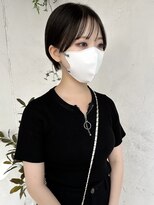 トレヘアー 京都 烏丸(tRe hair)&nbsp;黒髪　マッシュショート　20代/30代/40代