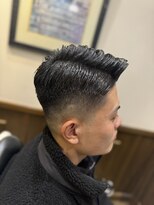 プレミアムバーバー 原宿店(PREMIUM BARBER produce by HIRO GINZA)&nbsp;サイドパートフェード