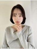 ストレートパーマボブ