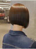くせ毛多毛ボブ前下がりライン大人夏悩み解決