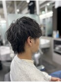 マッシュウルフ/ワンカールパーマ/アイロンセット風パーマ